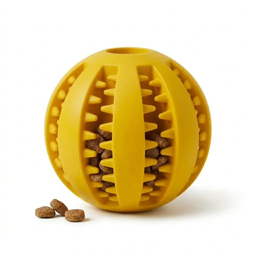 Interactive Treat-Dispensing Dog Toy for Teething, Sunny Sniff