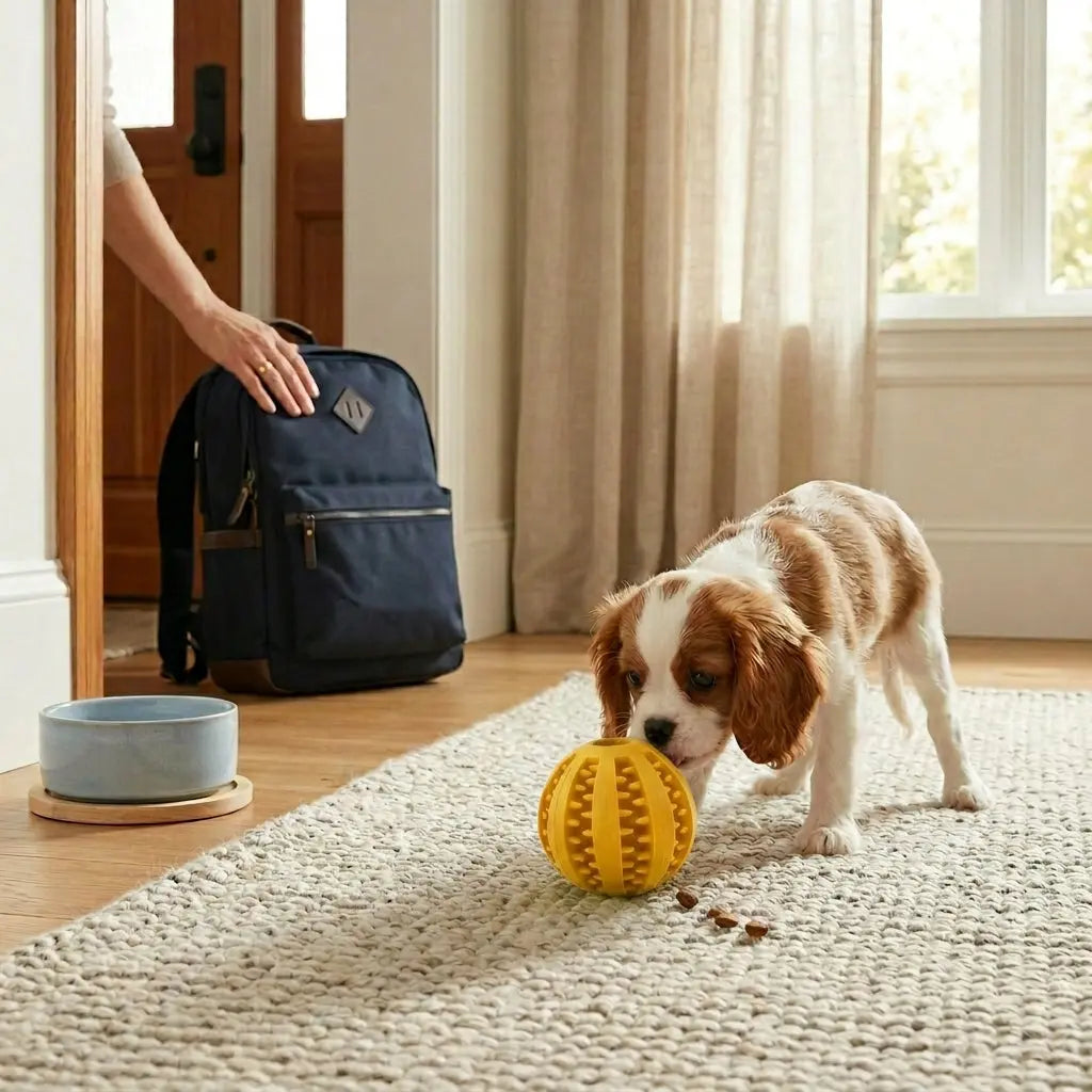 Interactive Treat-Dispensing Dog Toy for Teething, Sunny Sniff