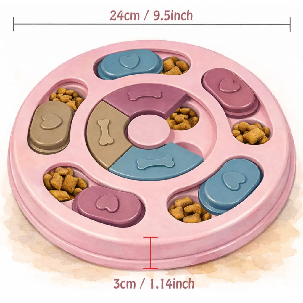 Calm & Curious Dog Food Hiding Bowl - PetalPaws - The Dog Mom Collective