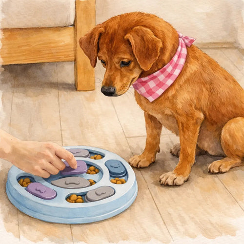 Calm & Curious Dog Food Hiding Bowl - SkyPaws - The Dog Mom Collective