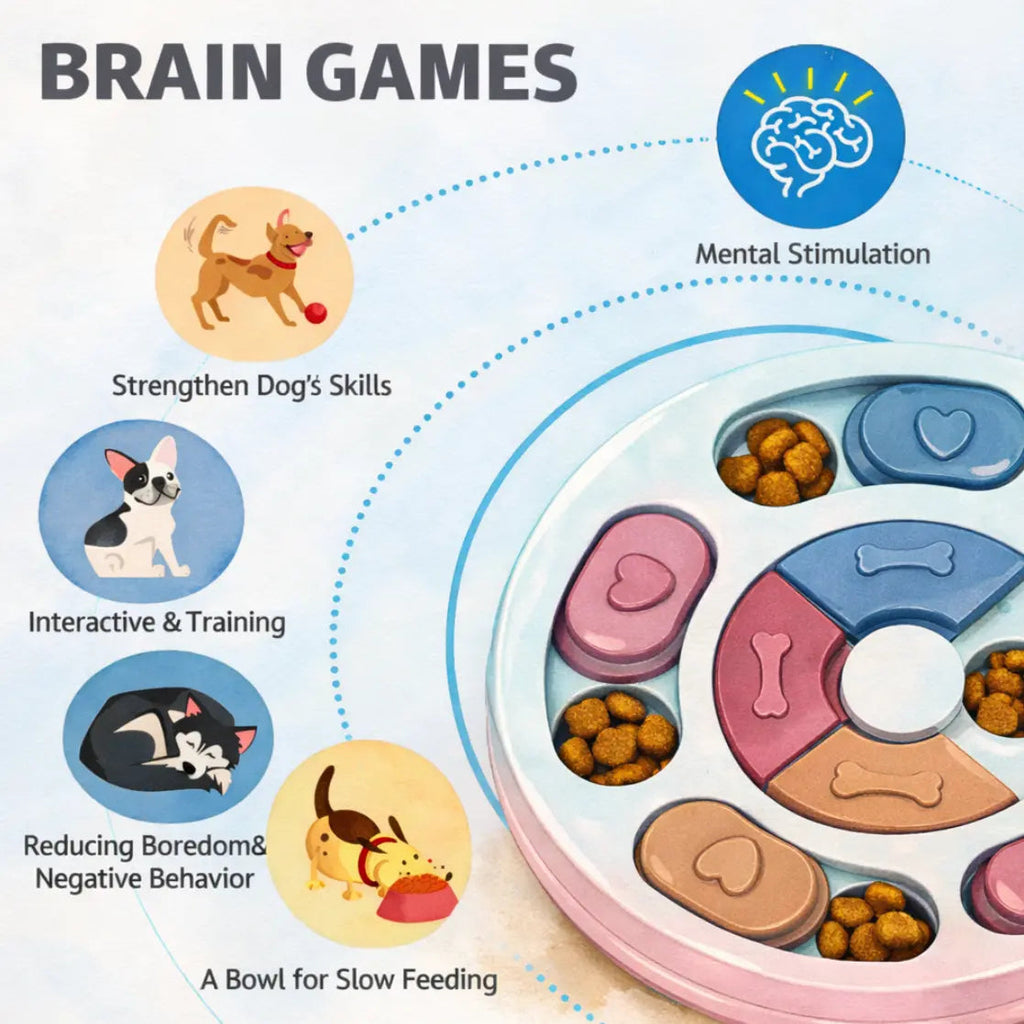 Calm & Curious Dog Food Hiding Bowl - SkyPaws - The Dog Mom Collective