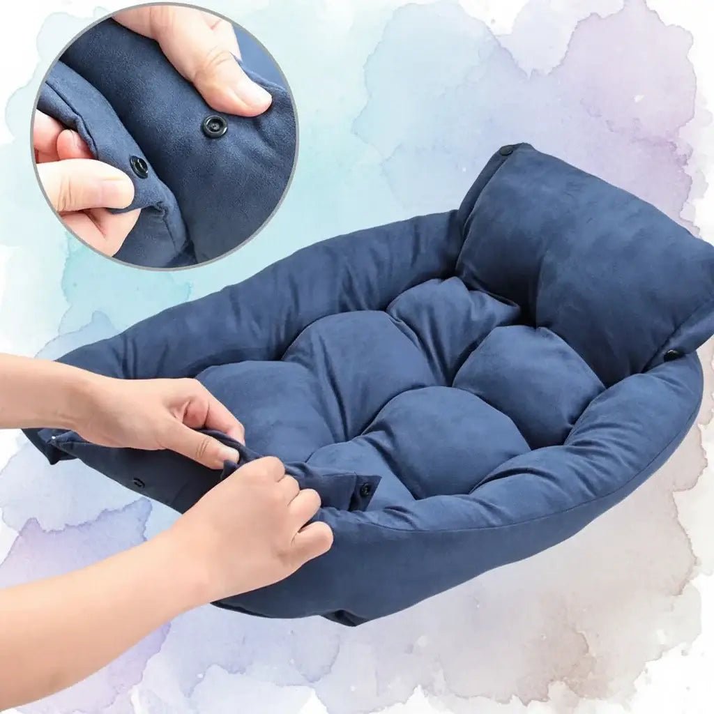 Dog Mom Collective 3 - in - 1 Cozy Comfort Dog Bed Mat for Restful Sleep - The Dog Mom Collective