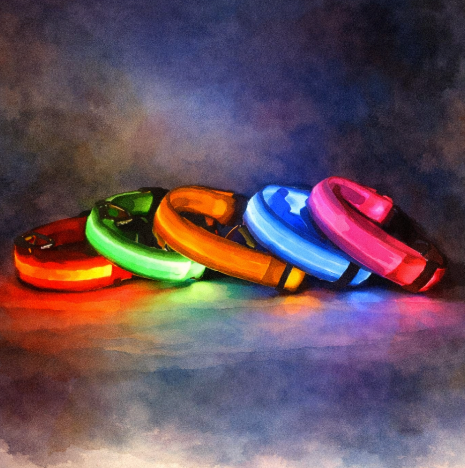 LED Light Up Safety Dog Collar - The Dog Mom Collective